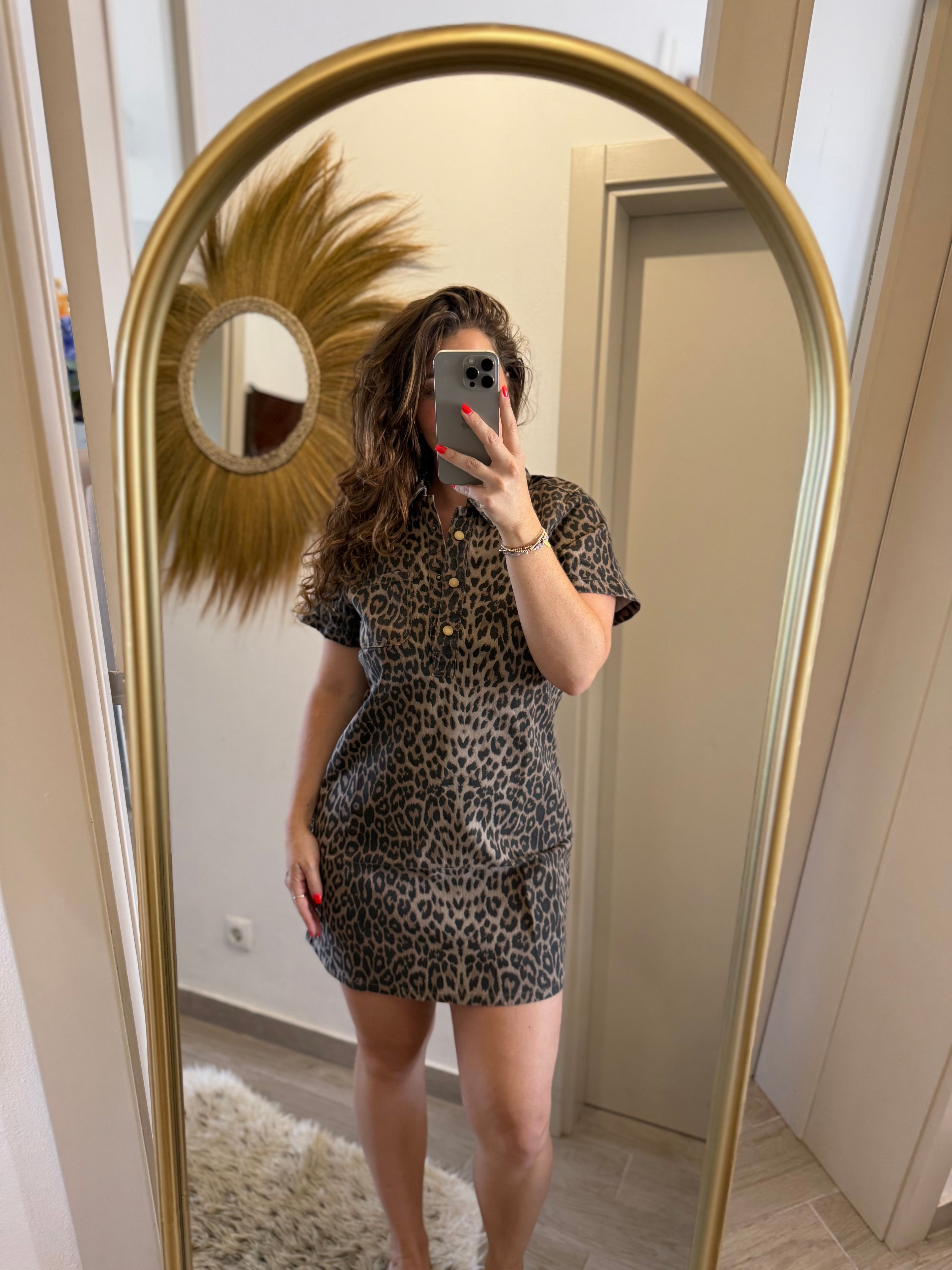 Maya Leopard Dress